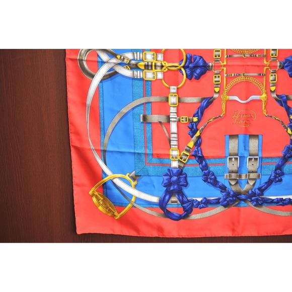 Auth Hermes Carre 90 Scarf Silk #43811H25B - Picture 5 of 13